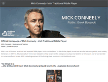 Tablet Screenshot of mickconneely.com